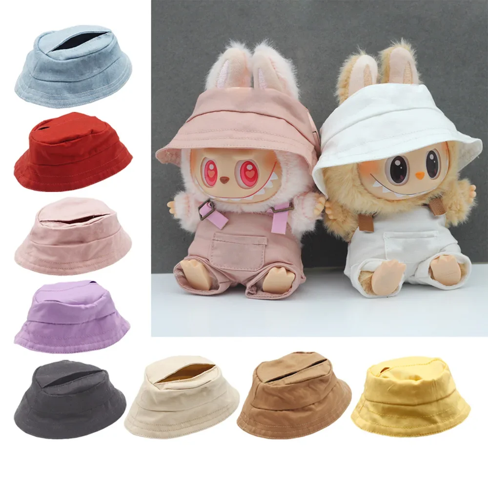 17 centimetri Mini Peluche Vestiti della Bambola Vestito Accessori Per La Corea Kpop Exo Labubu Idol V1 V2 T-Shirt Tuta Cappello Abbigliamento Regalo