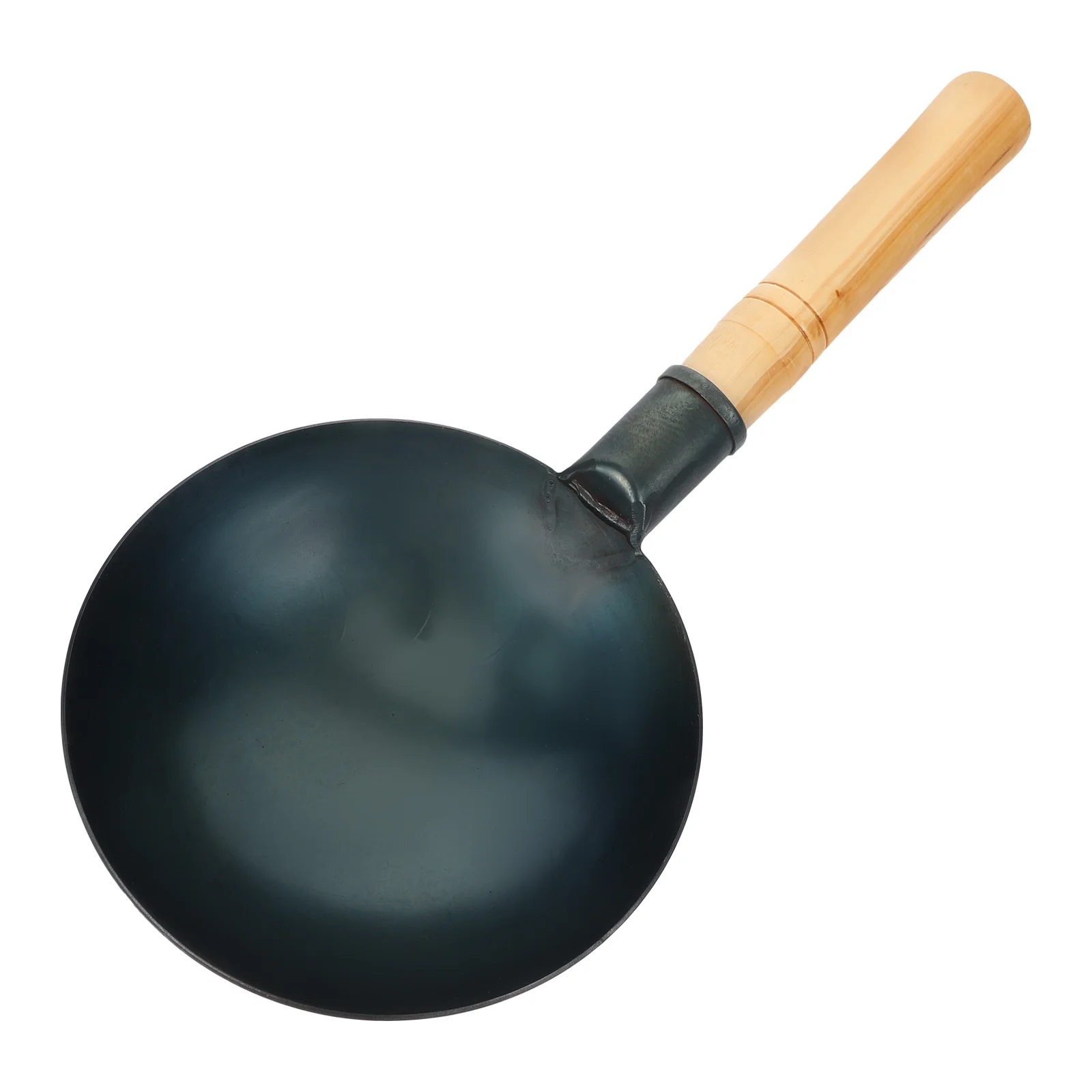 

Iron Butter Melting Pot Round Bottom Large Capacity Ergonomic Handle Multifunctional Frying Pan Sauce Chocolate Cheese Heating