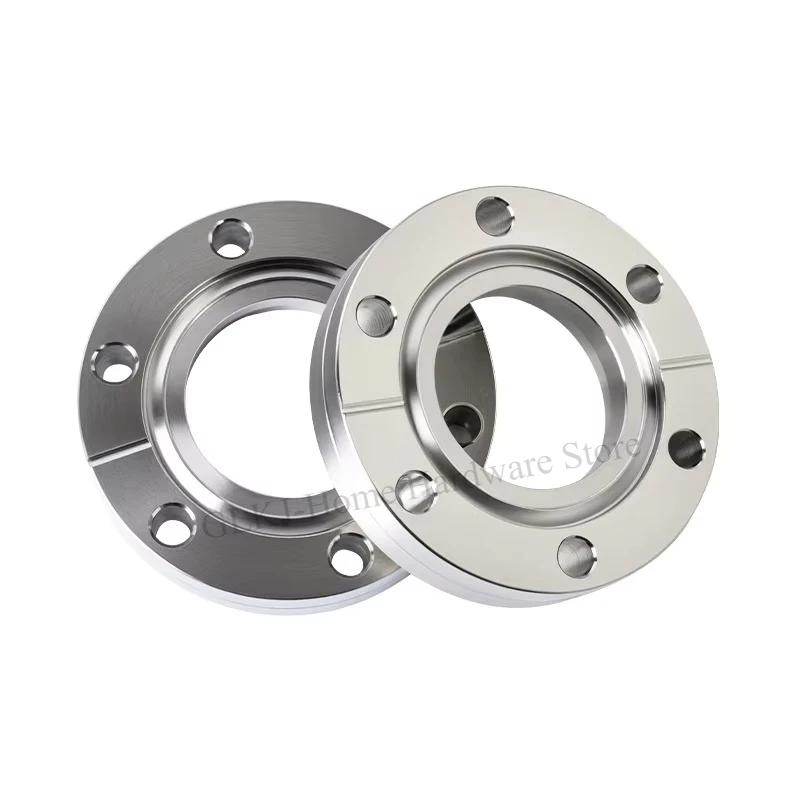 CF16 CF25 CF35 CF50 CF63 CF80 CF100 vacuum internal welding flange SS304 Stainless Steel Fixed flange Loose flange