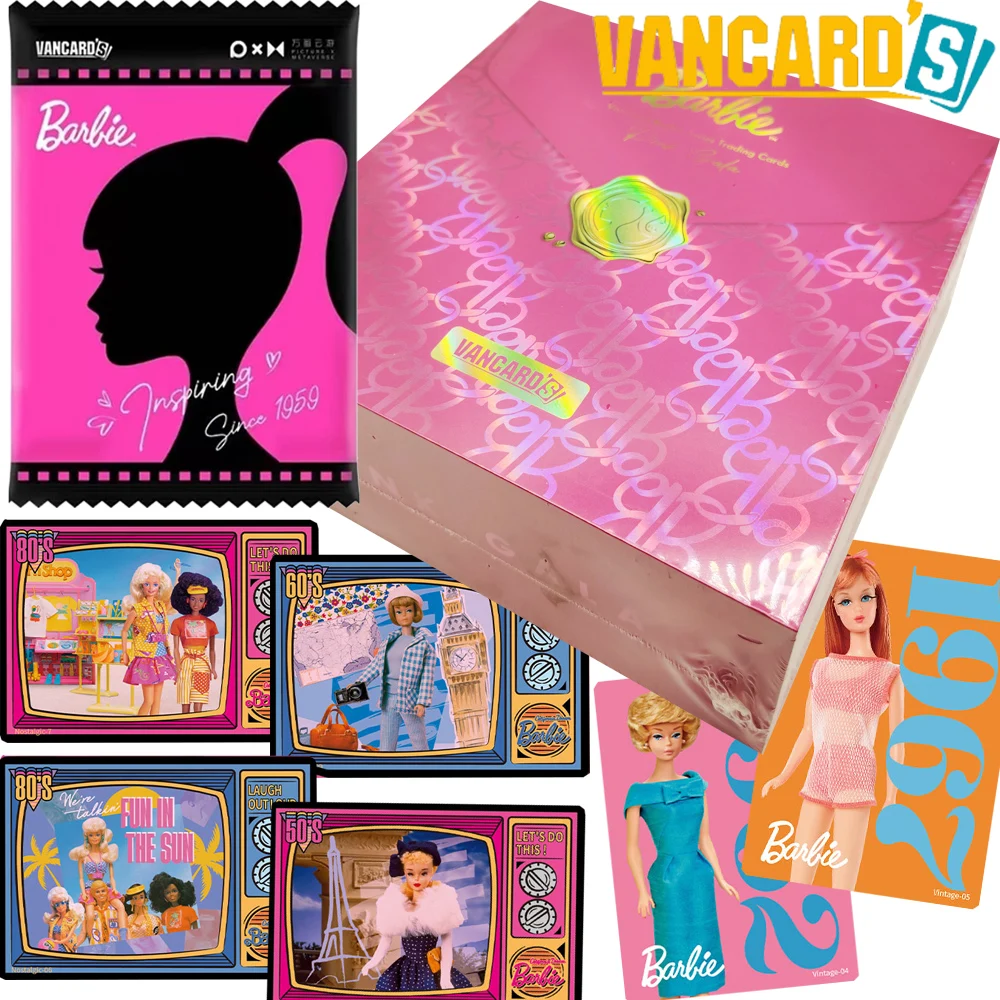 Genuine Vancard's Fashion Figures Collection Cards Popular Charm Princess Unique Art Retro Nostalgia Stamp Cards Gifts for Girls