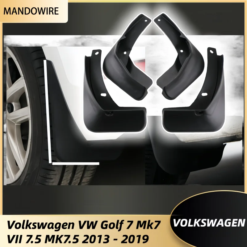 

Car Mud Flaps Guards Mudflaps Splash Guards Mudguards Fender for Volkswagen VW Golf 7 7.5 MK7 MK7.5 2013 - 2019 Accessories
