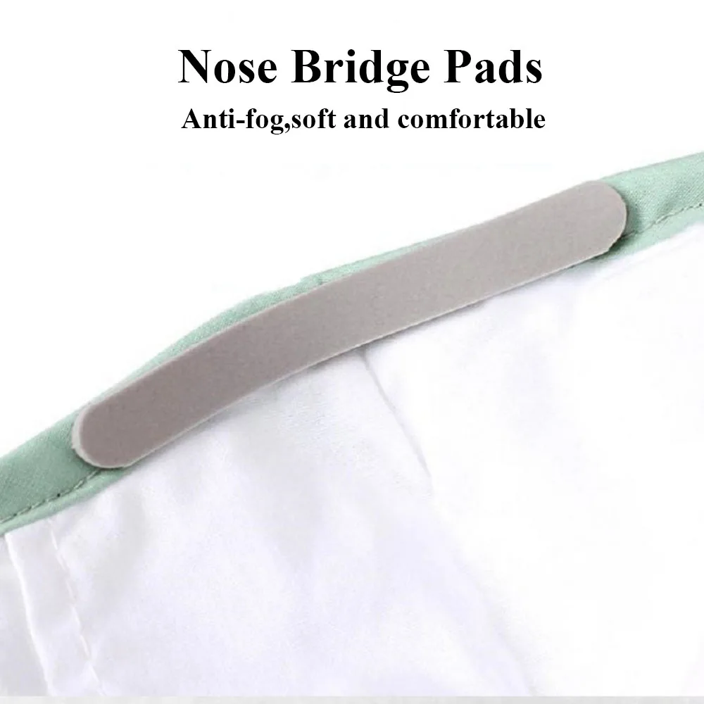 Breathable Anti-gas Microfiber Protection Strip Nose Bridge Pad Mouth Mask Accessories Sponge Cushion