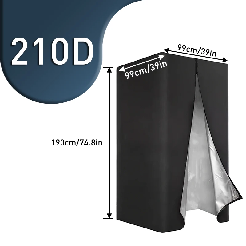 Tente de Douche et Vestiaire Portable Robuste 210D/420D pour Bateau, Tente d'Intimité Suspendue, Abri de Douche, Cabine d'Essayage pour Camping en Ponton