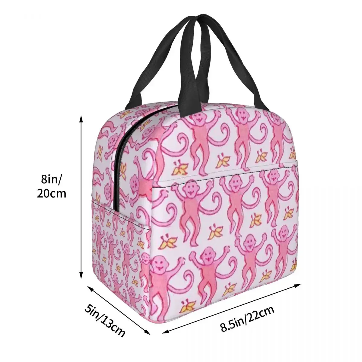 Custom Bag Custom Preppy Roller Monkeys Rabbit Anime Lunch Bags Insulated Bento Box Portable Lunch Tote Resuable Picnic Bags For