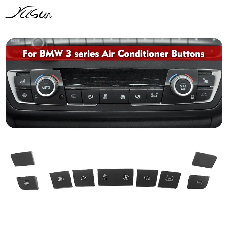 The volume panel knob for BMW 3 Series 318 320Li 325 330CD digital buttons, air conditioning seat heating button