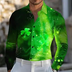 New style shirt fashion men's casual tops button designer clothing men's party temperament formal long sleeve shirt