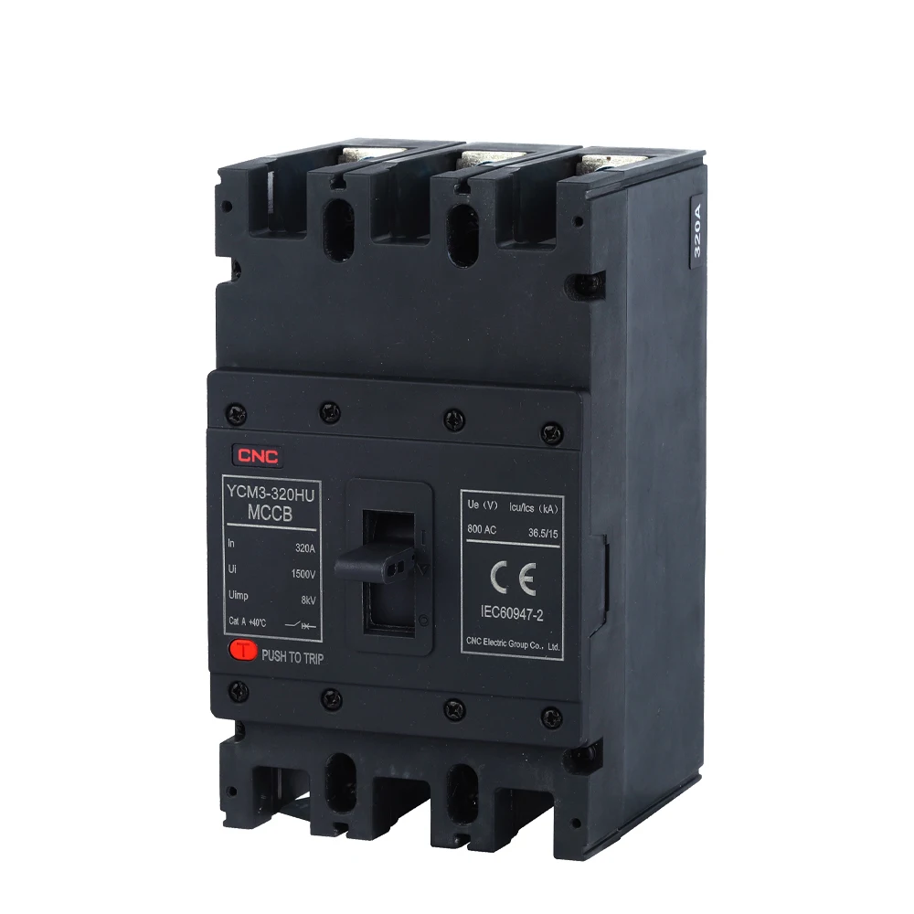 Chinese Factory 160A 1500v 3pole Mccb Dc Moulded Molded Case Circuit Breaker