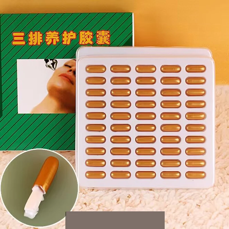 100 Pieces Beauty Salon Facial Detoxification Capsule for Ultrasonic Machine Export Lead Mercury Melanin Skin Whitening Care