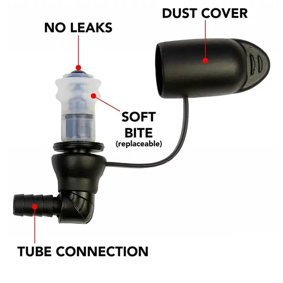 1Pc Outdoor Sports Water Bag Replacement Bite Valve Hydration Suction Nozzle With Dust Proof Camping Hiking Cycling Accessory - 4