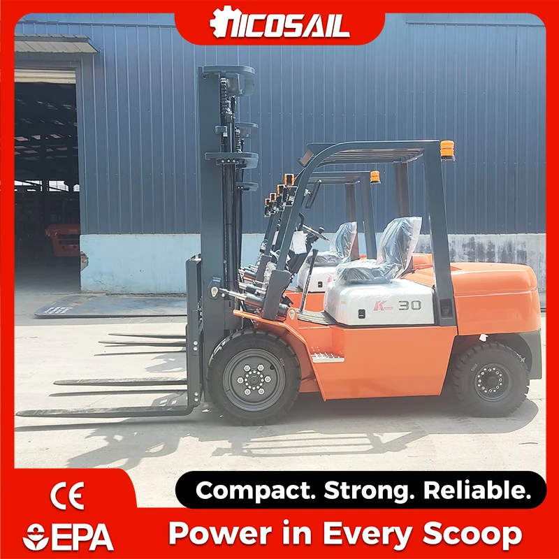 Nicosail  Custom OEM 3T Diesel Forklift Safety Design Industrial Material Handler