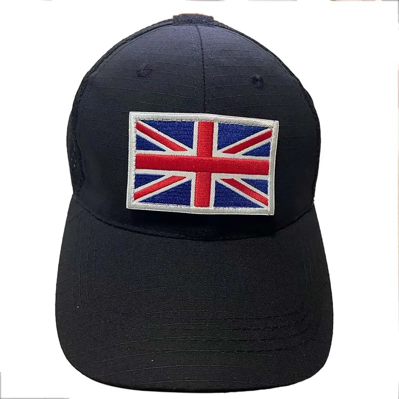 Britische Flagge Vereinigtes Königreich Taktische Abzeichen Stoffapplikation Stickerei Militärpatches, UK-Emblem Union Jack IR Reflektierender Aufnäher – Detail 5