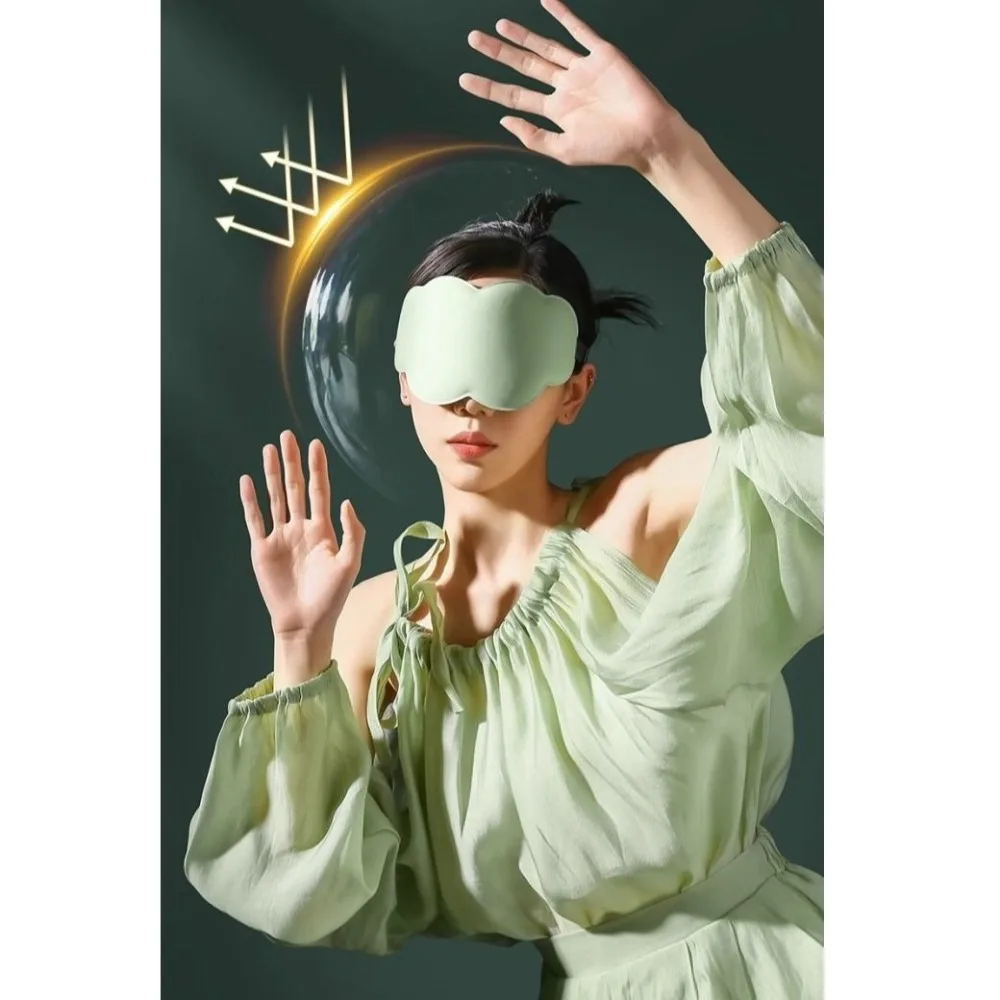 

Завязанная глаза, ледяная шелковая затемняющая маска для глаз, портативная мягкая 3D маска для сна, легкая изоляция, затемняющая маска для сна, дорожная