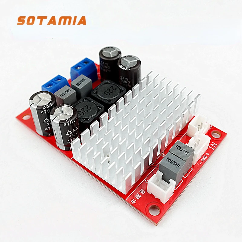 

SOTAMIA CS8683 Power Amplifier Board 130W Mono Sound Amplifiers Home Audio Amp BTL Out Single-ended Balanced Input