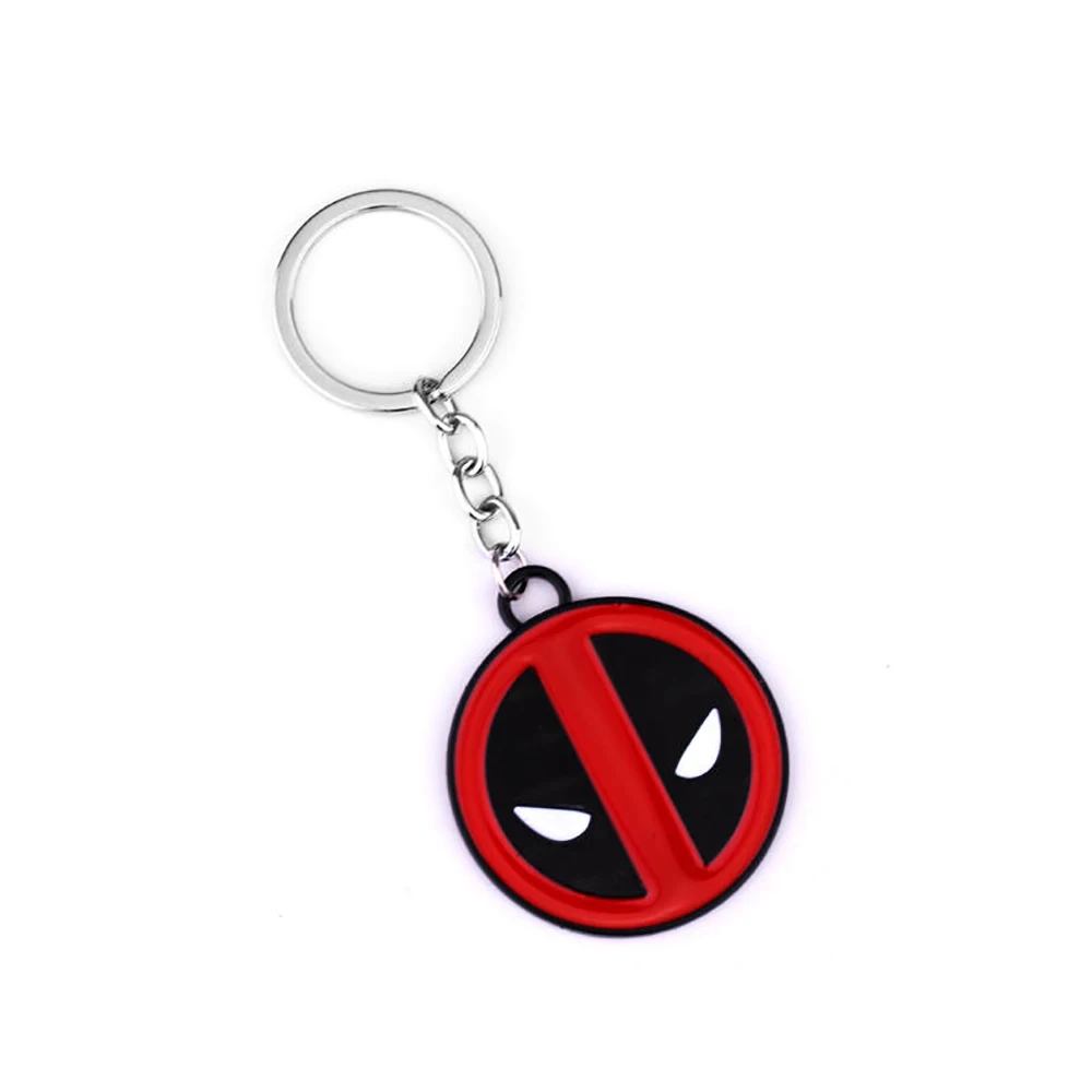 Disney Marvel Anti-hero Deadpool Cute Keyring Creative Pendant Avengers Wade Trend Keychain Car Key Accessories For Fans Gift