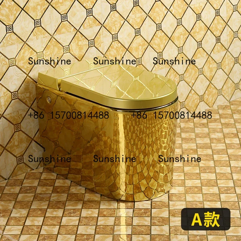 Golden toilet tankless European toilet
