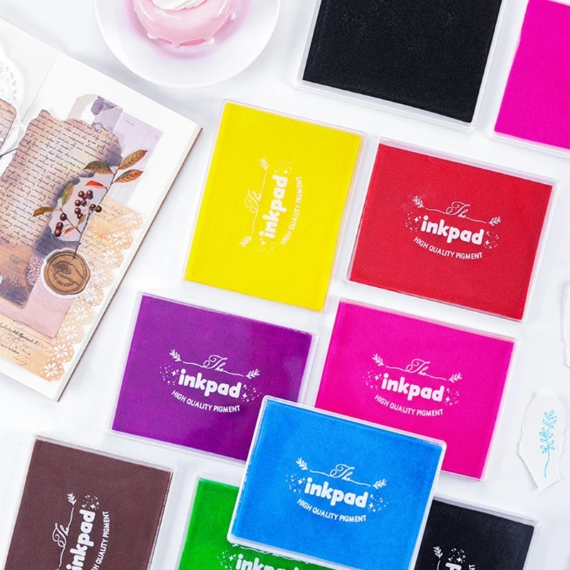

Stamp Pad Assorted Color for Journaling and Scrapbooking Traditional Color, Oil Based Pad Washable Craft best sale