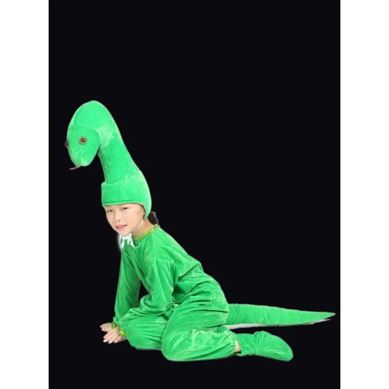 أزياء تنكرية لحفلات الأطفال بدلة ثعبان الثعبان للأطفال بيجامات للأطفال بدلة قفز كرتونية على شكل حيوانات للهالوين