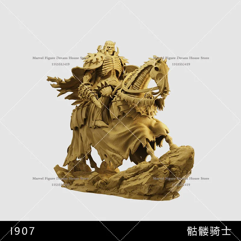 1/64 1/43 Miniatuur Scène Pop Accessoire Wit Model Un-panited Skeleton Knight Overlord Berserk Mini 3D Afdrukken Hars Figuur