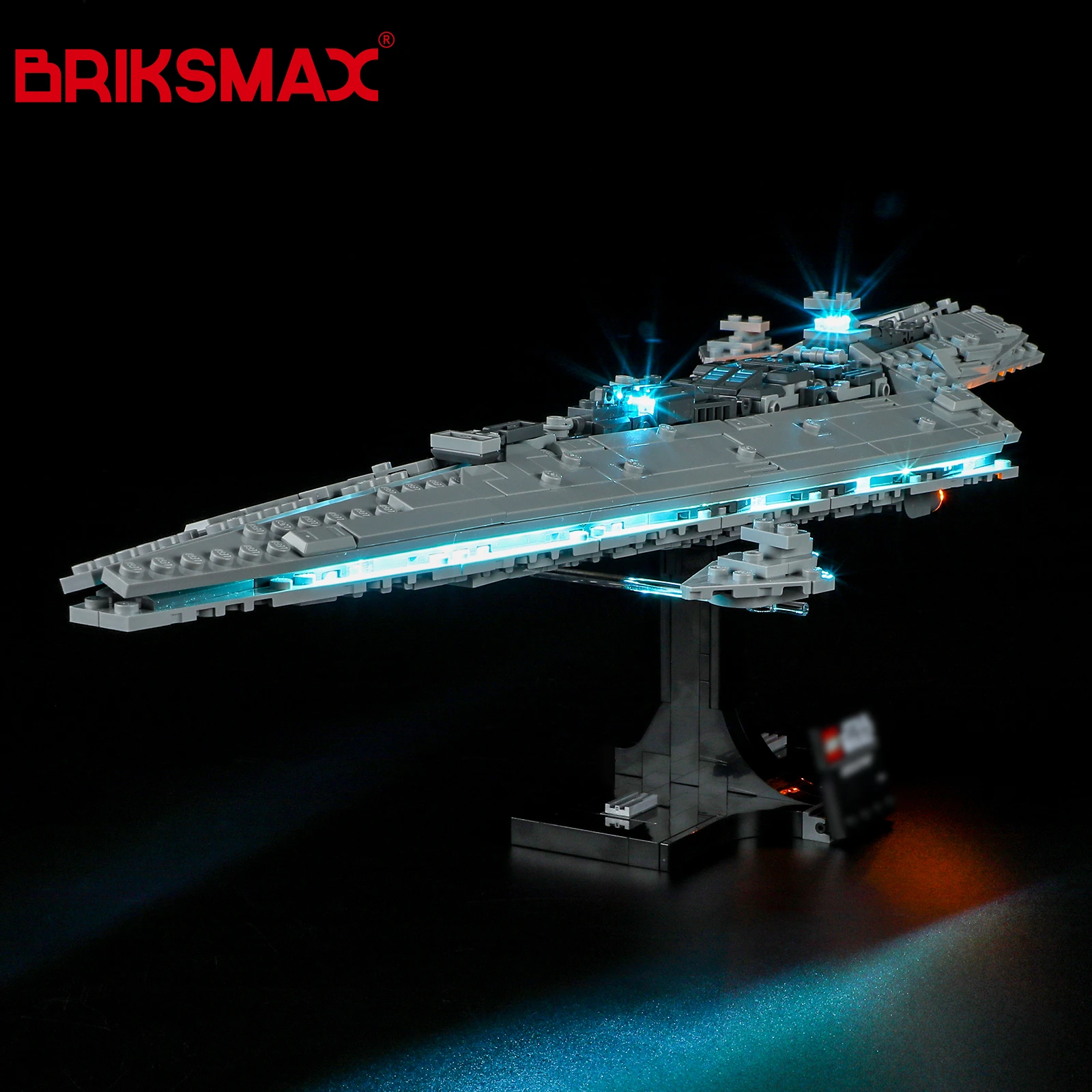 

Набор строительных блоков BriksMax со светодиодной подсветкой для 75356 строительных блоков, супер звезда, разрушитель, набор (модель не входит в комплект), игрушки для детей