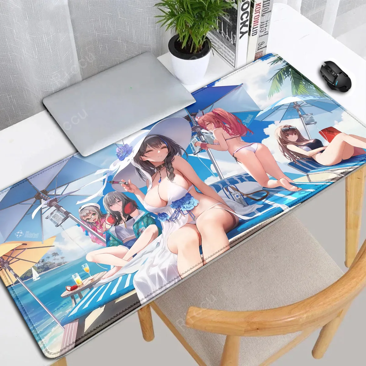 Goddess Of Victory NIKKE Anime Girl Large Computer Gaming Accessories mousepad Desk Mats Anti-slip Laptop Soft Mice mouse pad