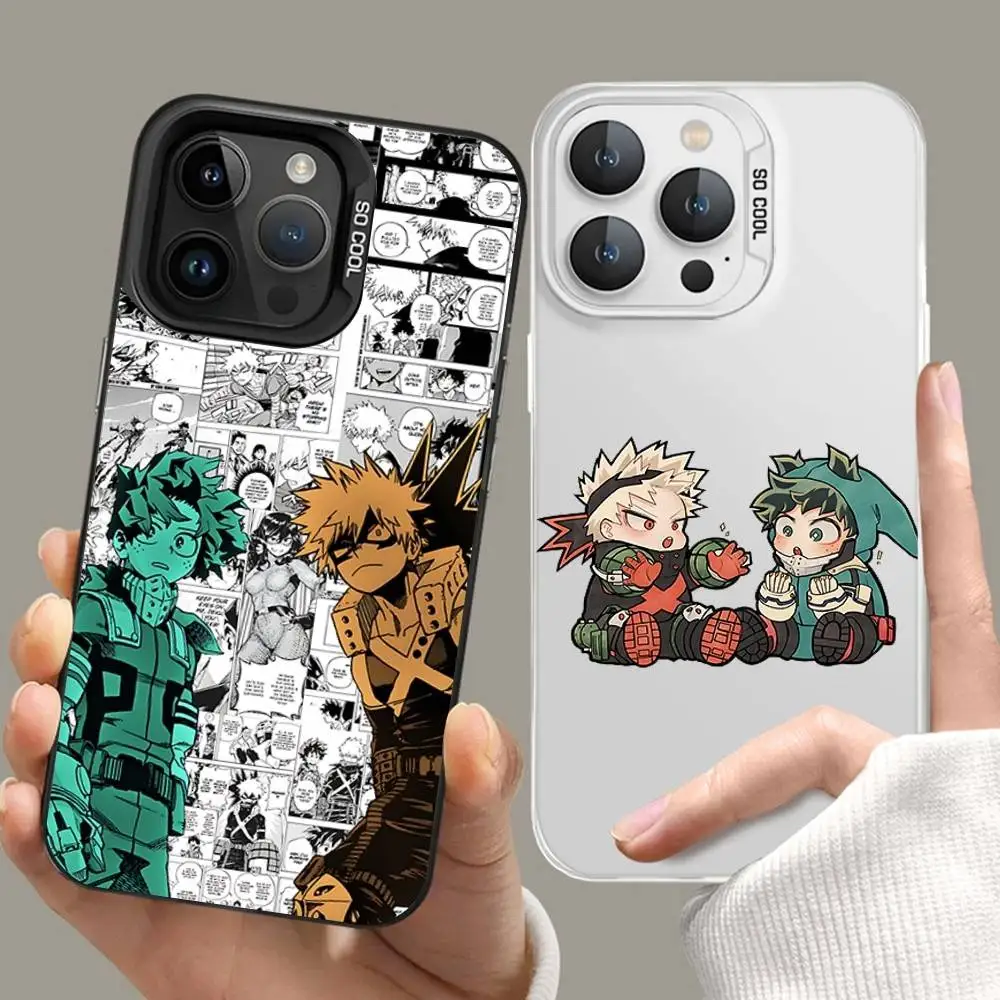 

Cute-M-my-H-hero-AcademiaS Phone Case For IPhone 17 16 15 11 12 13 14 Pro Max 16 Plus 12 Mini 7 8 XR XS 15Pro MAX Cove