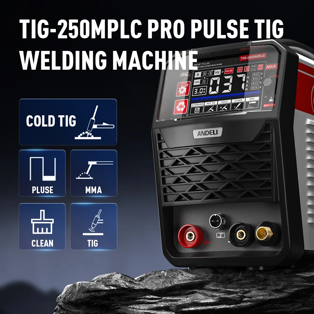 ANDELI 110/220V Cold Welding Machine TIG Pulse Clean MMA Stick 4 in 1 TIG Welder DC IGBT Inverter Welder for Steel Copper Alloys