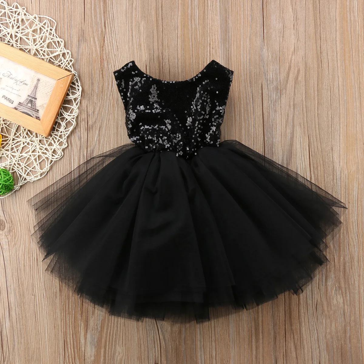 Sequins Baby Girl Party Dresses Summer Sweet Kids Clothing Birthday Princess Tulle Tutu Dress Children Clothes