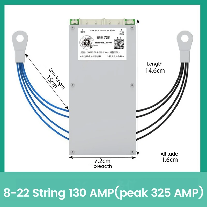 Smart 8S To 22S ANT BMS Li-Ion Lifepo4 LTO Battery 130A Lithium Battery Intelligent Protection Board1