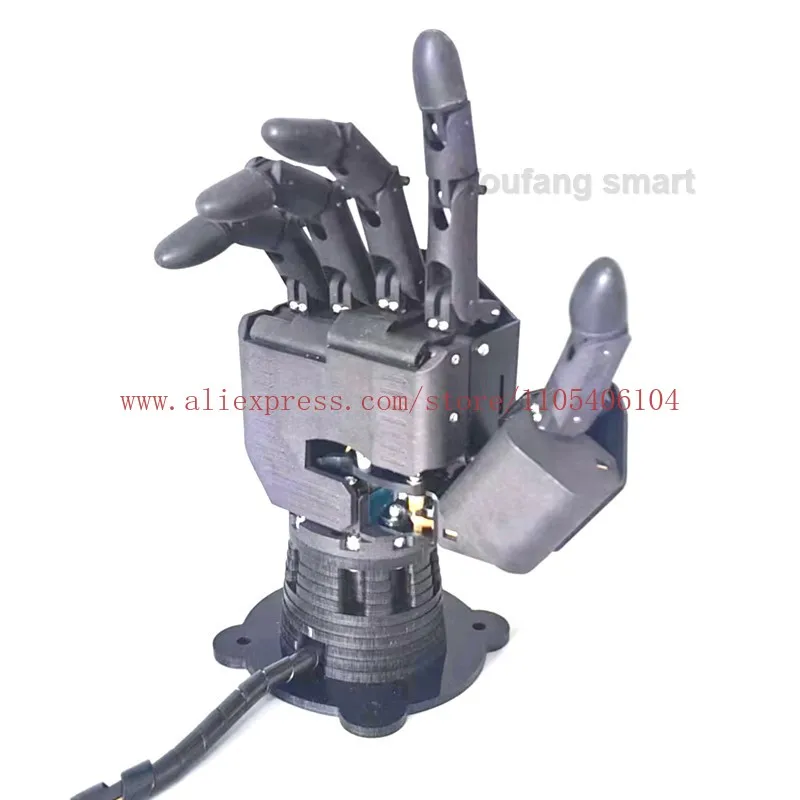 Robotic Hand Big Bionic Palm 5 Fingers Left/Right Hand For Arduino For Raspberry Pi Robot Programmable Scientific Project