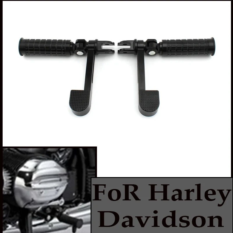 

FoR Harley Softail Deluxe FXBB Street Bob Low Rider Heritage Classic 107 2018-2024 Motorcycle Rider Driver Footpegs Footrests