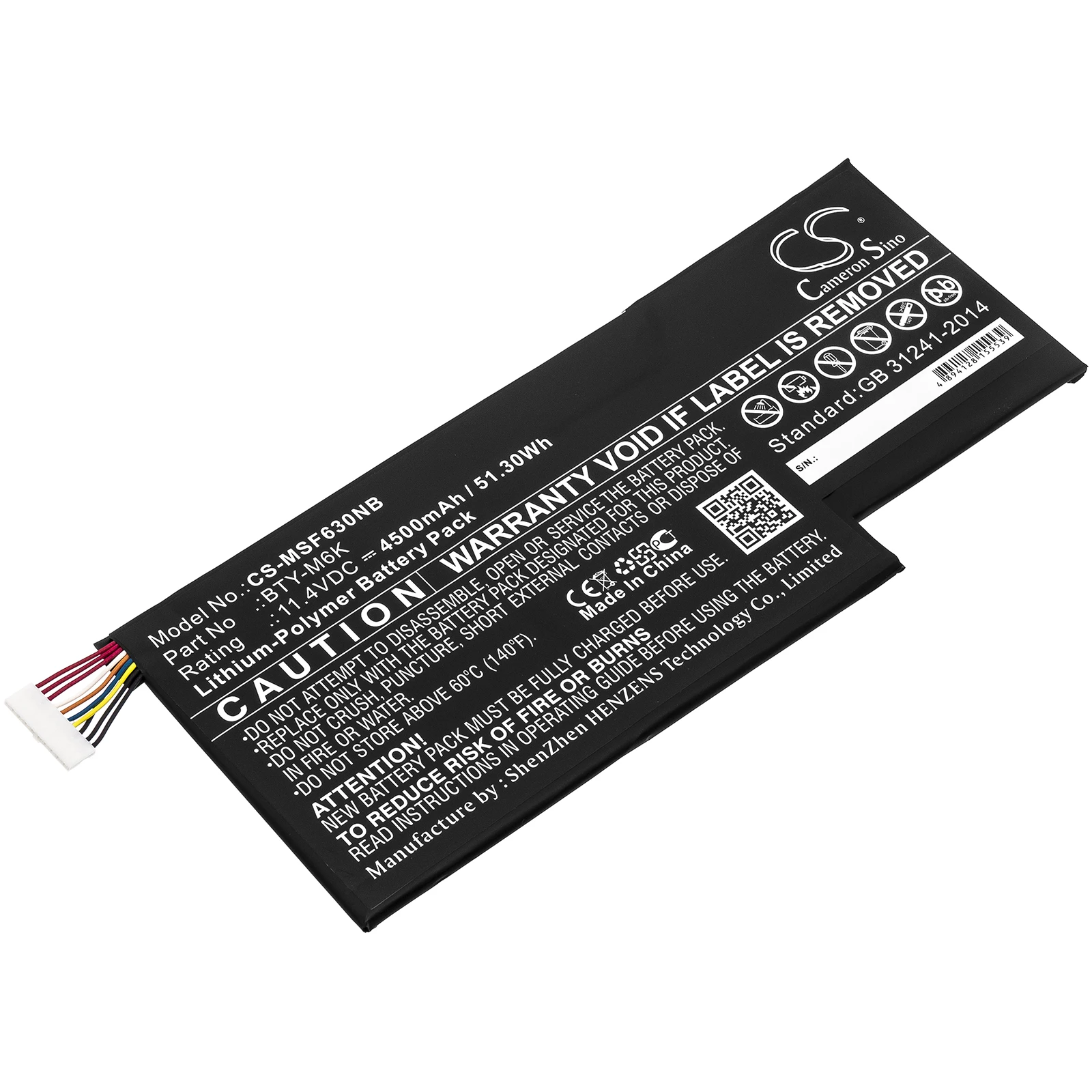

Литий-ионный аккумулятор для ноутбуков MSI BTY-M6K для моделей 0017F1-002, GF63, GF63 8RC, GF63 8RC-004CN, GF63 8RC-005CN, GF63 8RC-022TH