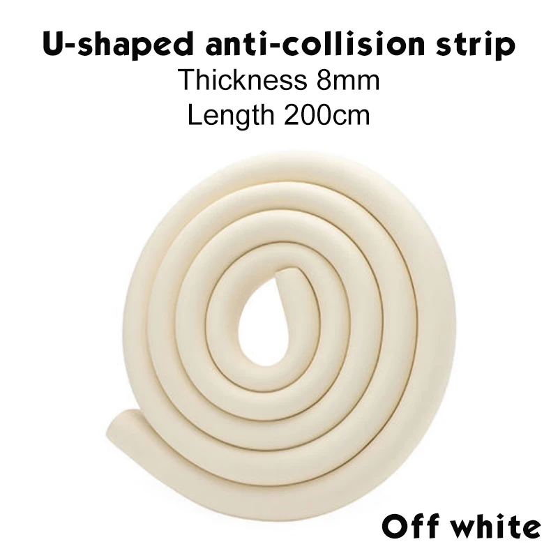 Qshare Baby Safety Table Desk Edge Guard Strip Home Cushion Guard Strip Safe Protection Children Bar Strip Soft Thicken BabyCare