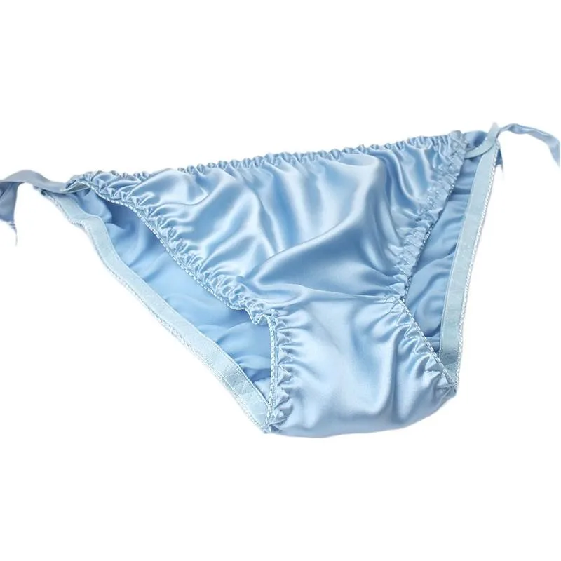 100% natural silk panties female pure silk t thong female pure silk briefs sexy lacing