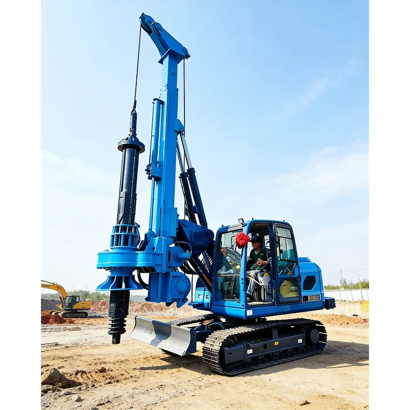 Professional Rotary Table Drilling Rig for Deep Pile Foundation 110m Borehole Hydraulic Construction Equipment with Slewing Ring