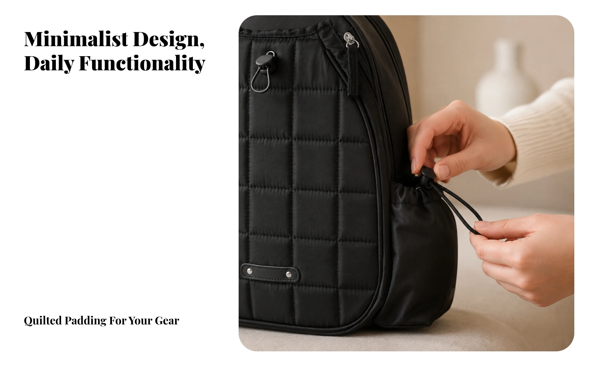 Sports Gear Bag Zippered Pickleball Gear Bag for Casual Outings, Everyday Organization Sports Gear Bag Zippered Pickleball Gear Bag for Casual Outings, Everyday Organization