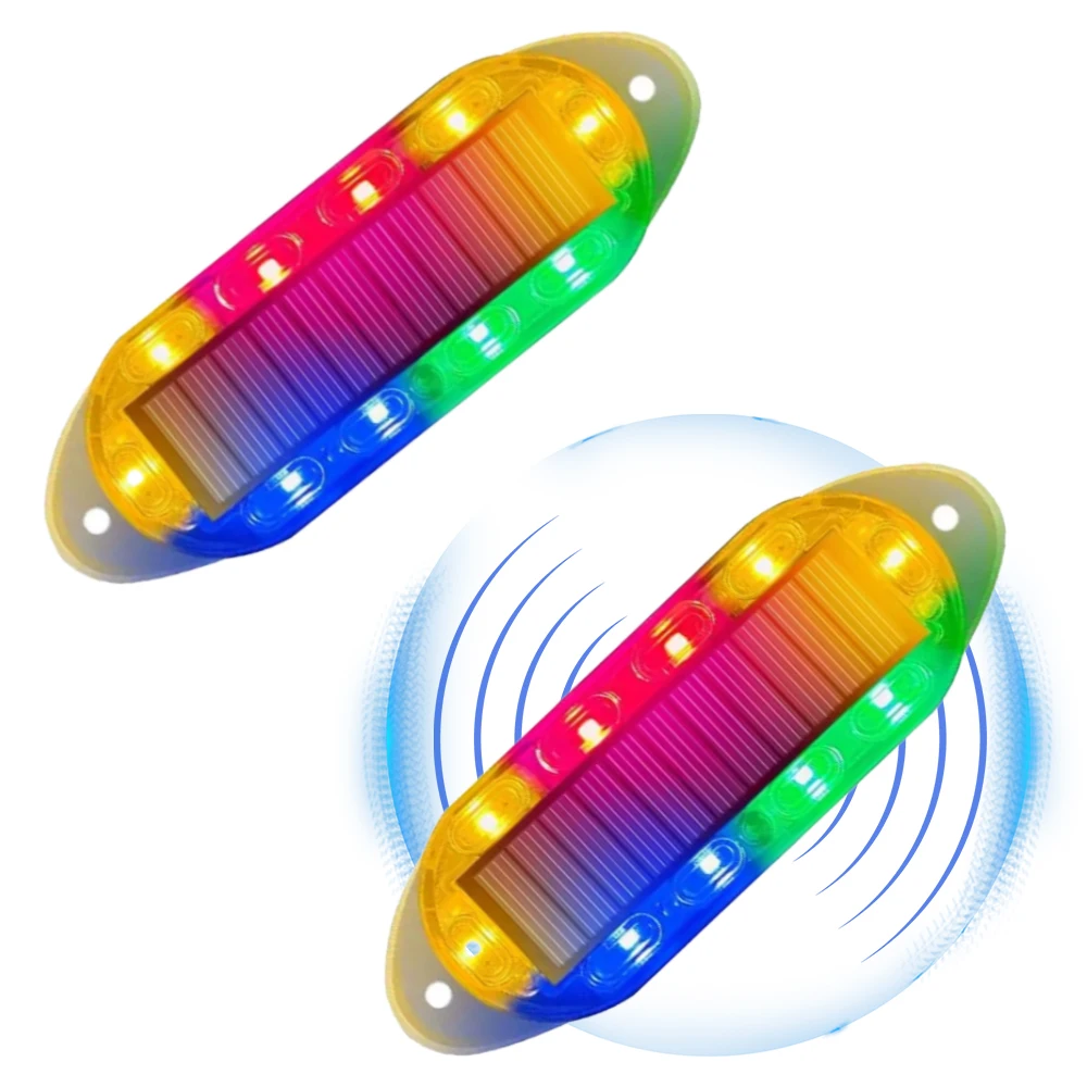LED Solar Car Warning Light for Universal Bycles / Motobycles / Cars