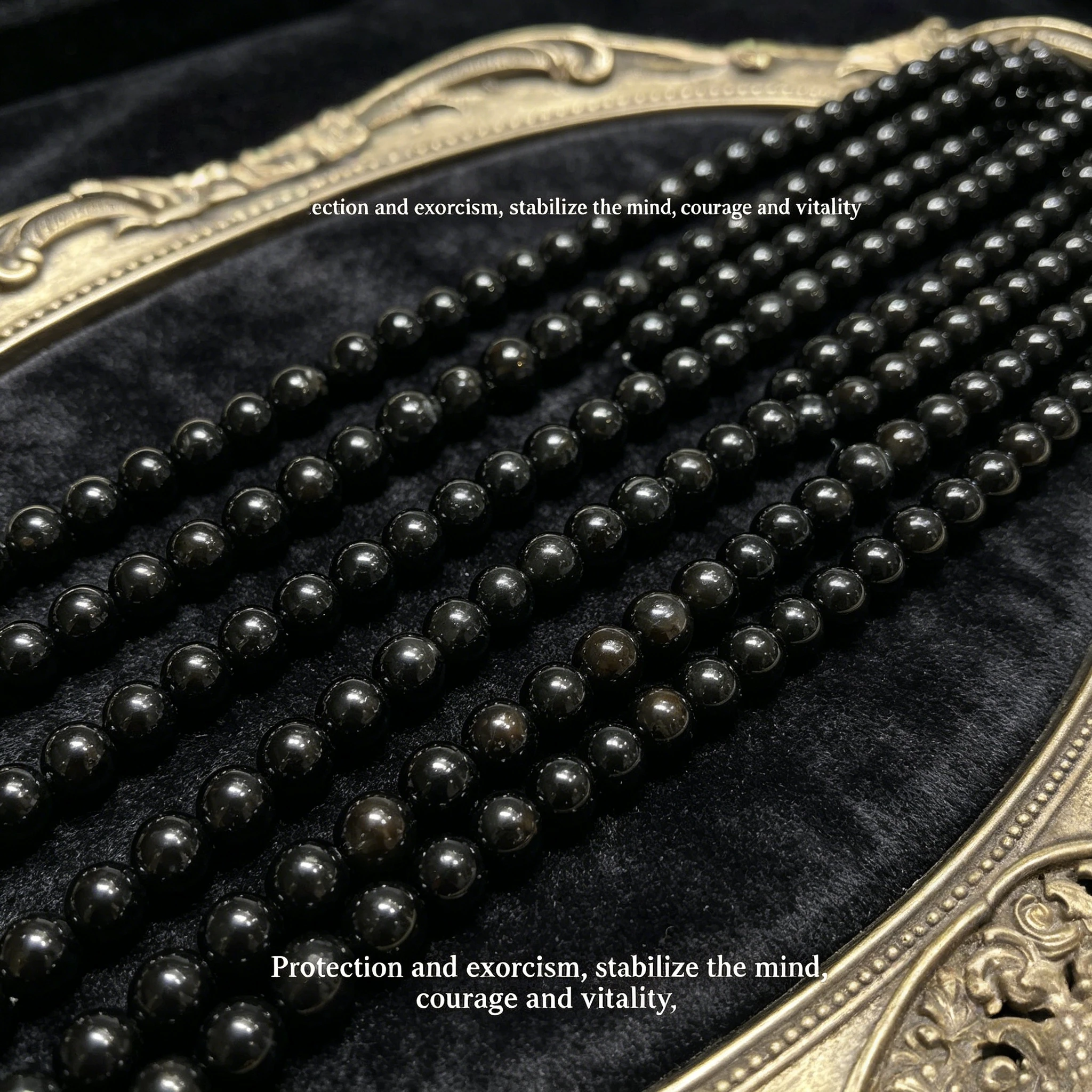 Natural Onyx Loose Beads 4 6 8 10mm Round Gemstone Black Stone Beads For DIY Making Bracelet Necklace Craft Jewelry Accessories