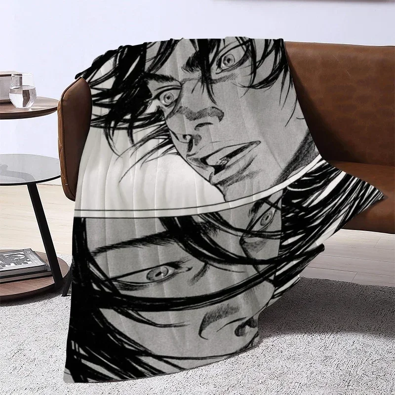 

Vagabond Manga Bed Baby Blanket Sofa Throws Furry Winter Bedspread The Knee Warm Baby Bedspreads Double Comforter Camping