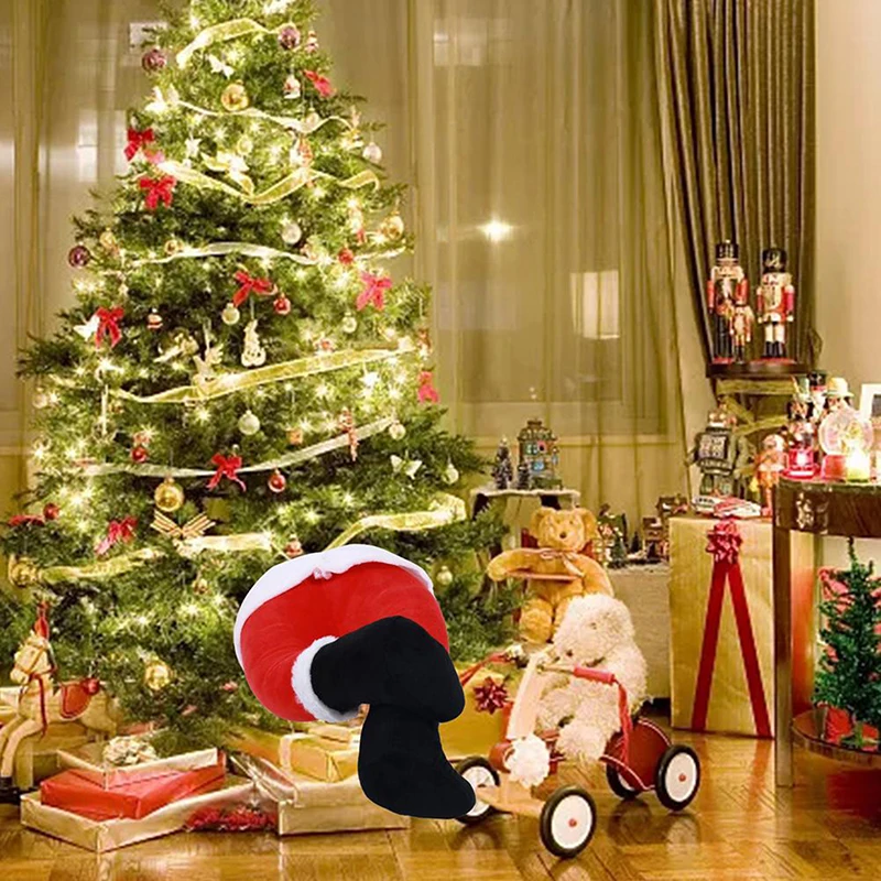 Christmas Tree Decoration Santa Claus Legs Plush Door Decor Santa Claus Elf Leg Christmas Decor For Home Hanging Ornaments 2024