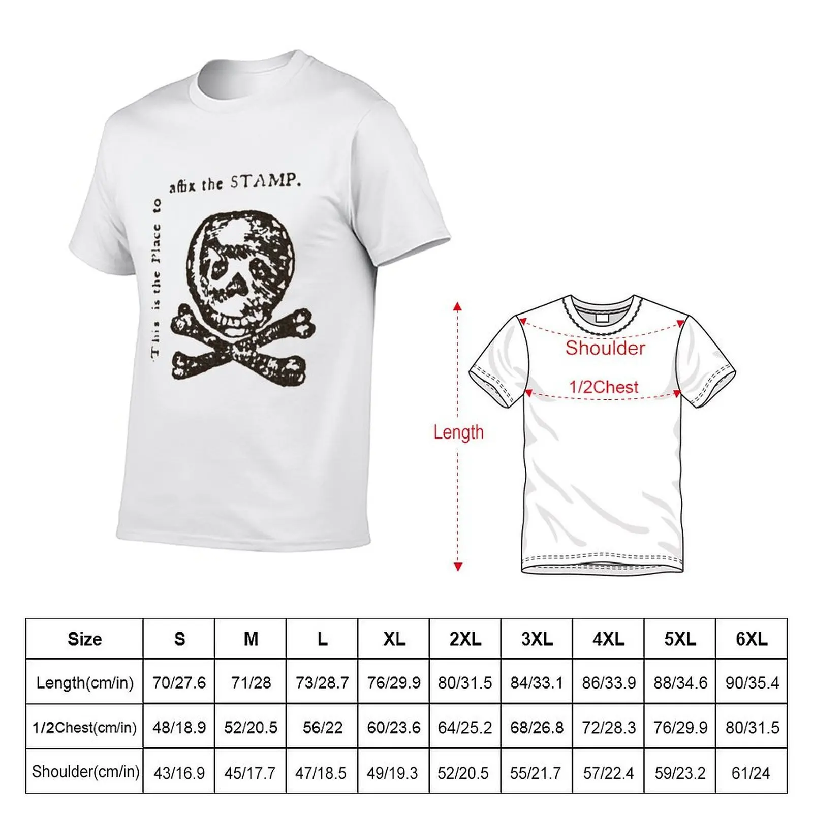 The Dreaded Stamp! T-Shirt vintage anime shirt valentines boutique clothes fitted t shirts for men