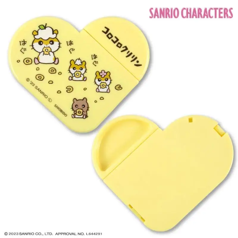 Original Sanrio Coro Coro Kuririn/sugarbunnies/usahana Mirror Storage Bag Car Keychain Pendant Anime Plush Figures Toys for Girl