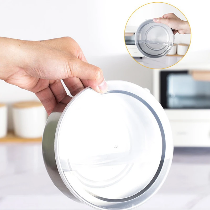 5Pcs Food Storage Box Stainless Steel Food Containers With Leak-Proof Lids Reusable Storage Stainless Steel Lunch Box