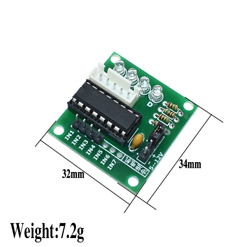 1LOTS 28BYJ-48-5V 4 phase Stepper Motor+ Driver Board ULN2003 for Arduino 1 x Stepper motor +1x ULN2003 Driver board