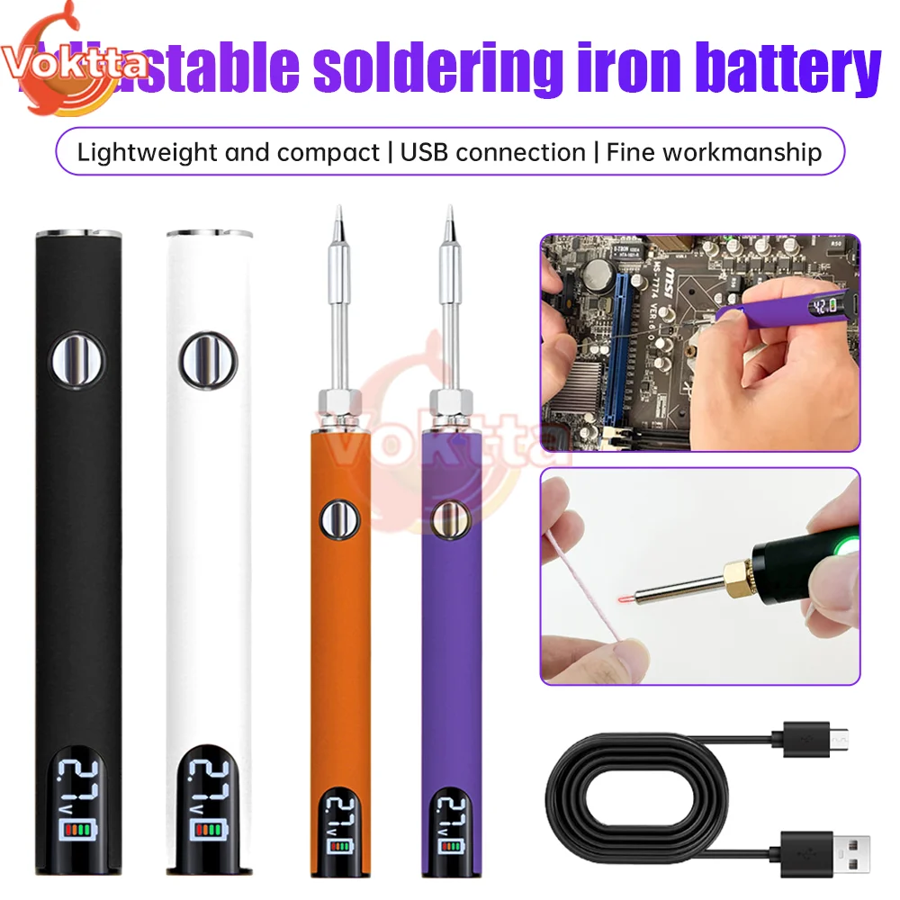 

400mAh/650mAh Mini Battery Welding Tool Kit 510 Preheating Battery Button Electric Soldering Iron Pen Heating Solder Repair Tool