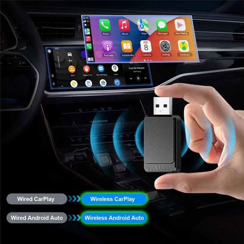 

CarPlay adapter advancements, featuring faster connections, broader compatibility, smarter AI