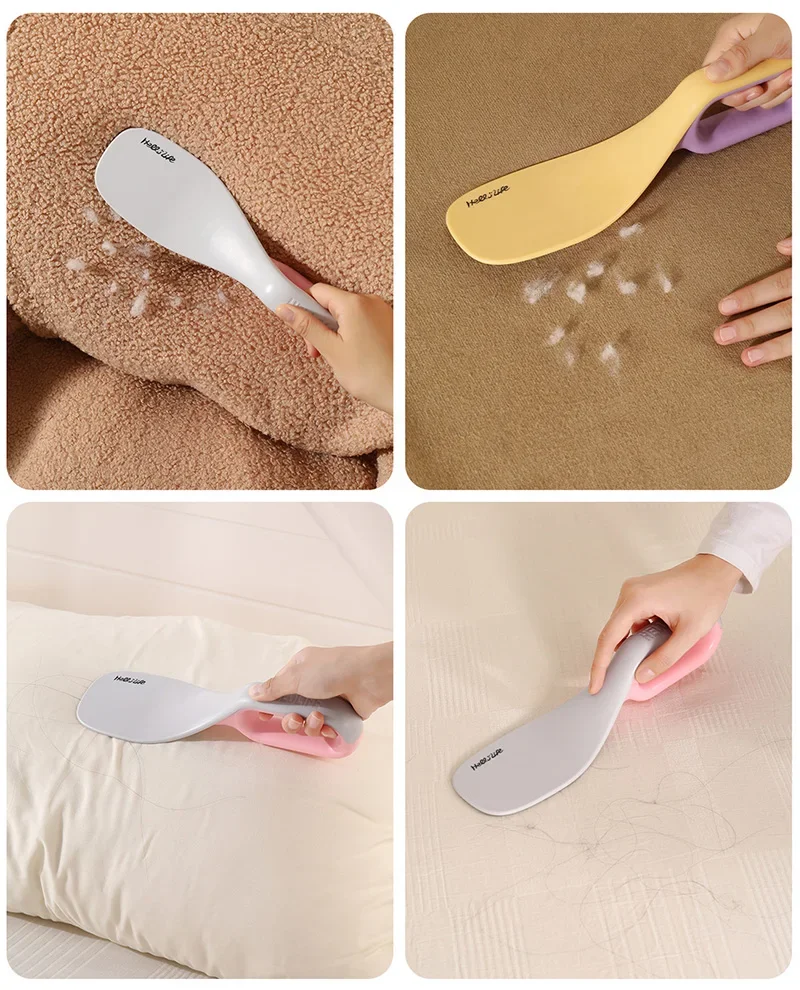3-in-1 Bettwäsche-Einsteckwerkzeug & Matratzenheber - Ergonomischer Bettformer mit Fusselentferner für einfaches Bettmachen – Detail 10