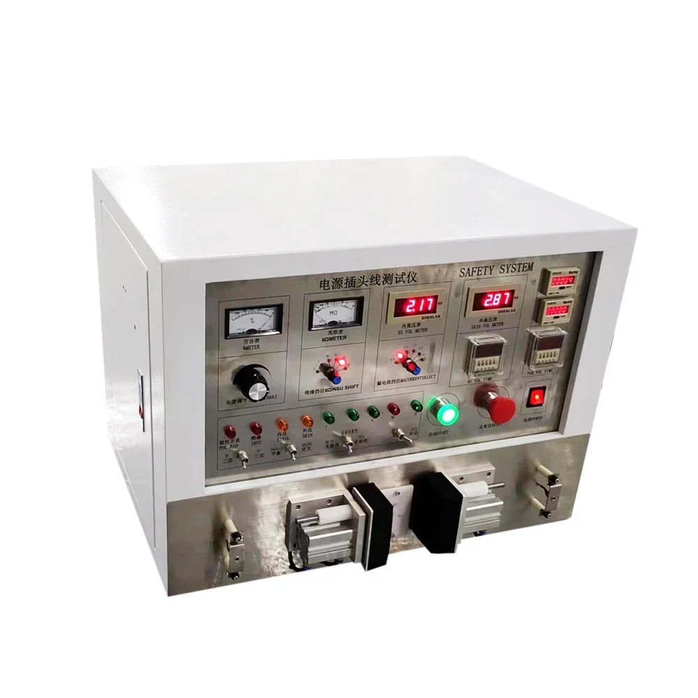 Single End Power Cord Tester Power Cable Inspection Machine Semi-automatic Power Cord Testing Machine