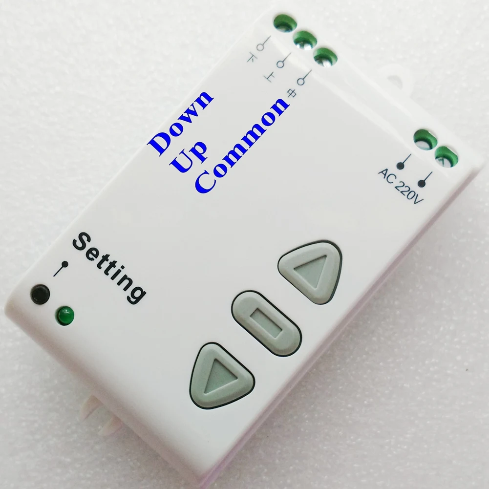 Ac 220V Motor Afstandsbediening Controller Projectiescherm Motor Draadloze Schakelaar 433Mhz Omlaag Stop Vooruit Achteruit