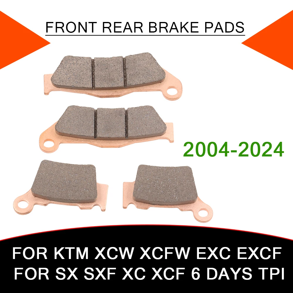 

Front and Rear Brake Pads For KTM SX XC XCW SXF EXC 250 300 TPI 125 150 200 350 450 EXCF 400 500 525 530 2023 2024 Accessories