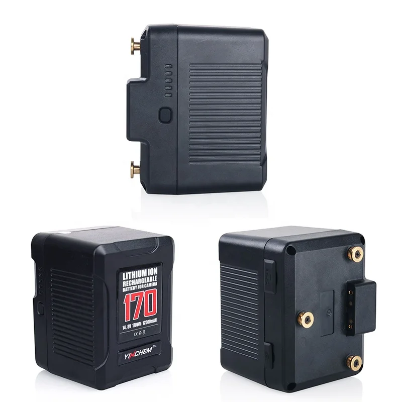 YINCHEN 170W Gold-Lock Camera Battery Mount 14.8V with USB and D-TAP Port Anton Bauer Gold Mount in Stock - view 3
